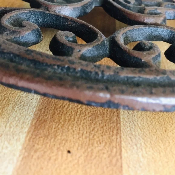 SLAH Estate Iron Trivet Trio Set of 3 EUC - Picture 3 of 6